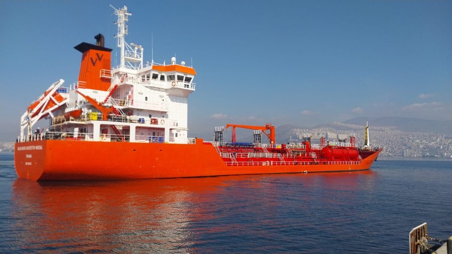 Transit: BARBAROS HAYRETTIN V entering English South Coast at The Dover Strait
