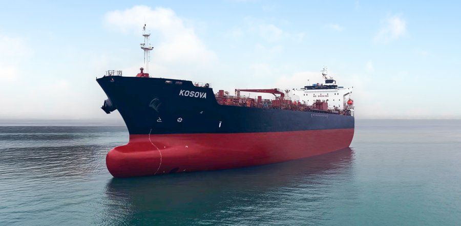 Transit: KOSOVA               entering English South Coast at The Dover Strait