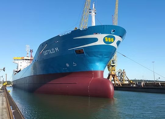 Transit: DATTILO  M           entering English South Coast at The Dover Strait