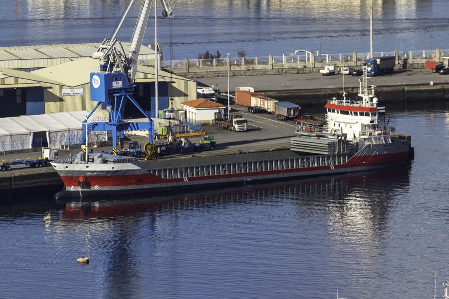 Transit: CEDERBORG entering English South Coast at The Dover Strait
