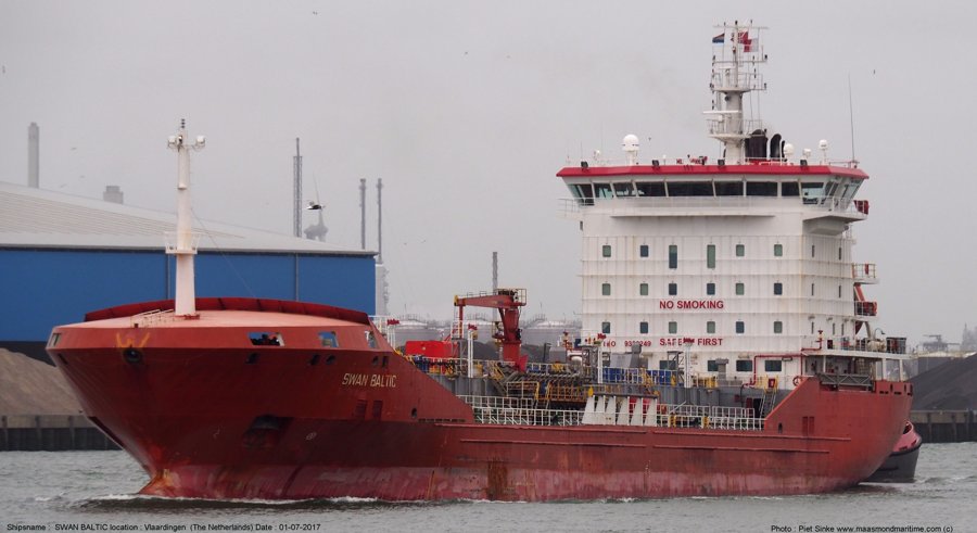 Transit: SWAN BALTIC          entering English South Coast at The Dover Strait