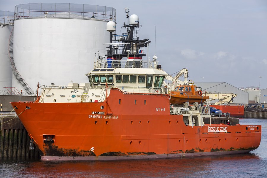  Scottish East Coast - GRAMPIAN CORINTHIAN transiting Aberdeenshire Coast