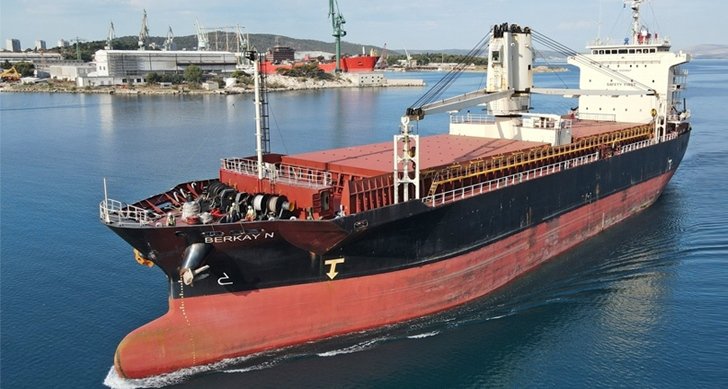 Transit: BERKAY N             entering English South Coast at The Dover Strait