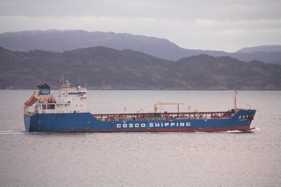  Irish Sea - AN HAI WAN           transiting Irish Sea off Dublin