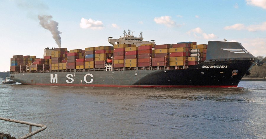 Thames Departure: MSC NAIROBI X       
