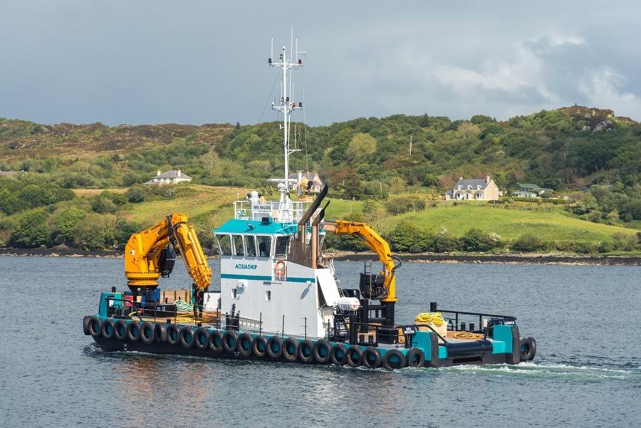  Scottish North Coast - AQUA REFLEX          transiting Cape Wrath