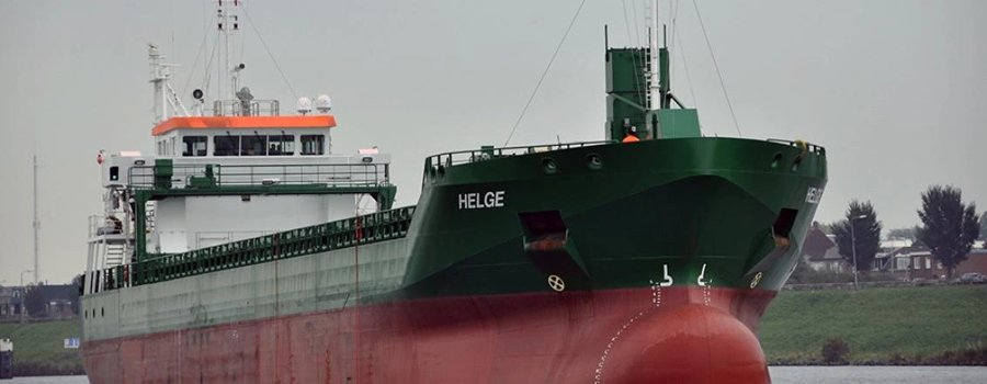 Transit: HELGE entering English South Coast at The Dover Strait