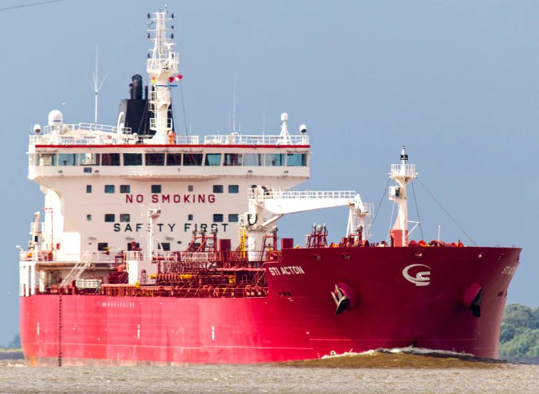 Transit: STI ACTON            entering English South Coast at The Dover Strait