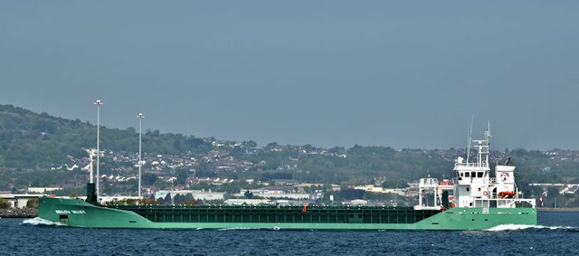  Irish Sea - ARKLOW VALLEY transiting Irish Sea off Wales