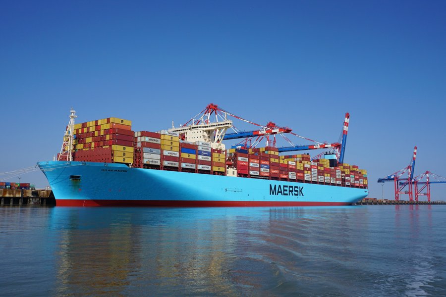  Celtic Sea - MILAN MAERSK transiting Celtic Sea