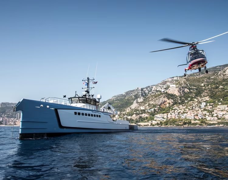 Photograph of the Yacht Support Vessel: POWER PLAY           (IMO: 9781401). Documented in UK and Regional Shipping Movements.