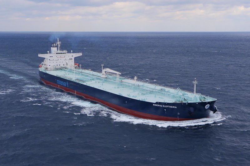 Photograph of the Crude Oil Tanker: MINERVA ELEFTHERIA   (IMO: 9787168). Documented in UK and Regional Shipping Movements.