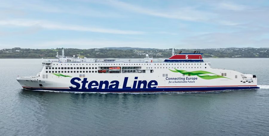  Irish Sea - STENA EDDA transiting North Channel Belfast