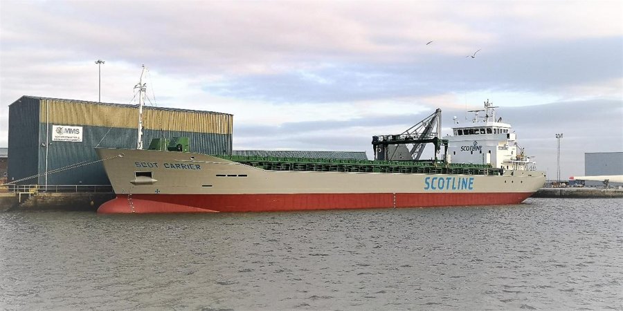Felixstowe Departure: MV SCOT CARRIER     