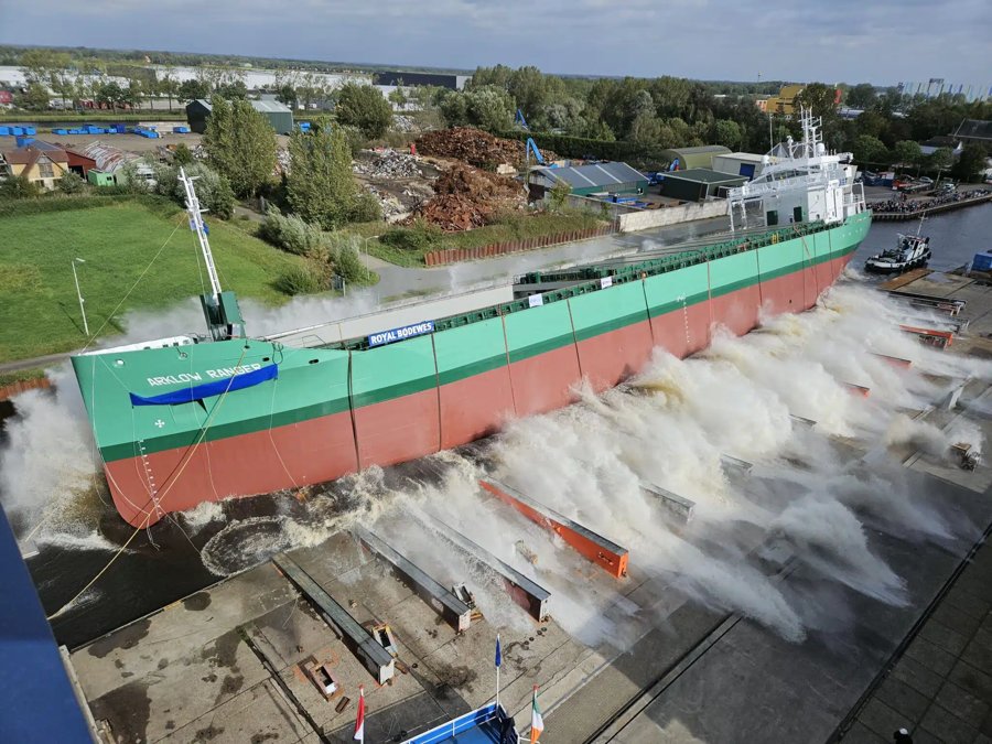 Transit: ARKLOW RANGER entering English South Coast at The Dover Strait