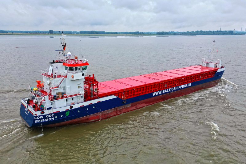 Transit: BALTIC WIND          entering English South Coast at The Dover Strait