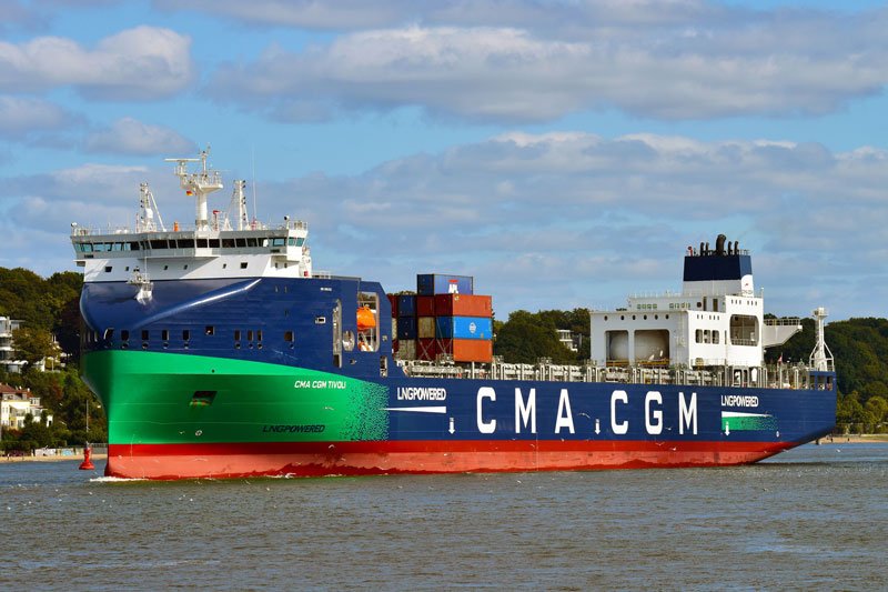 Teeside Departure: CMA CGM TIVOLI