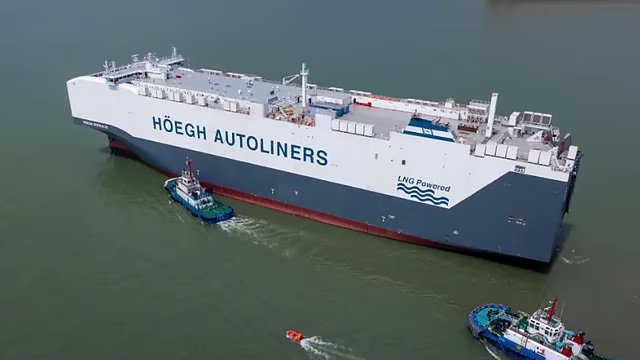 Photograph of the Vehicles Carrier: HOEGH BOREALIS (IMO: 9962689). Documented in UK and Regional Shipping Movements.