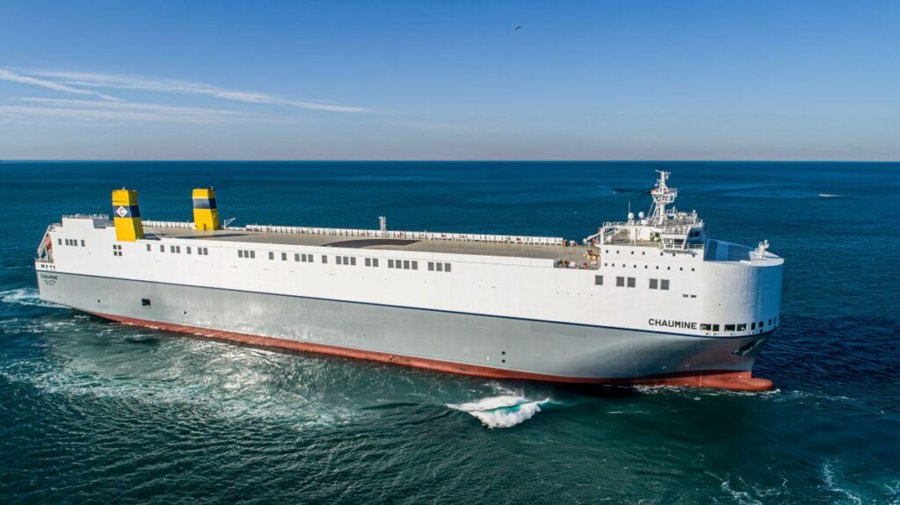 Transit: CHAUMINE entering English South Coast at The Dover Strait