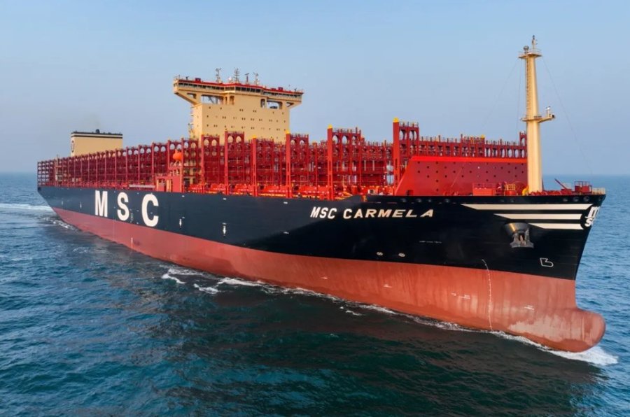  Celtic Sea - MSC CARMELA          transiting Celtic Sea