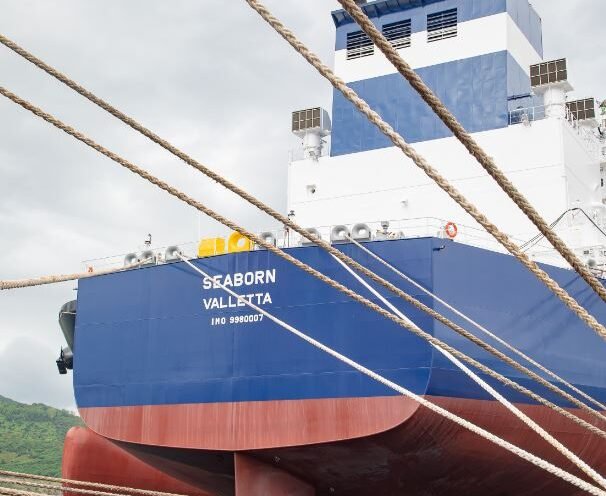 Transit: SEABORN              entering English South Coast at The Dover Strait